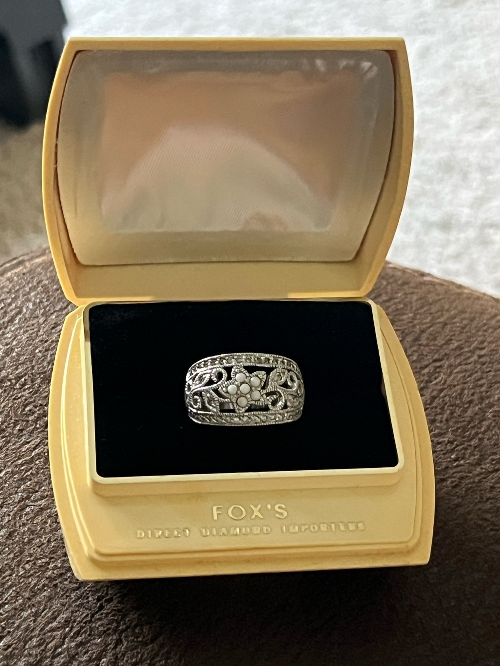 Han 925 pearl ring